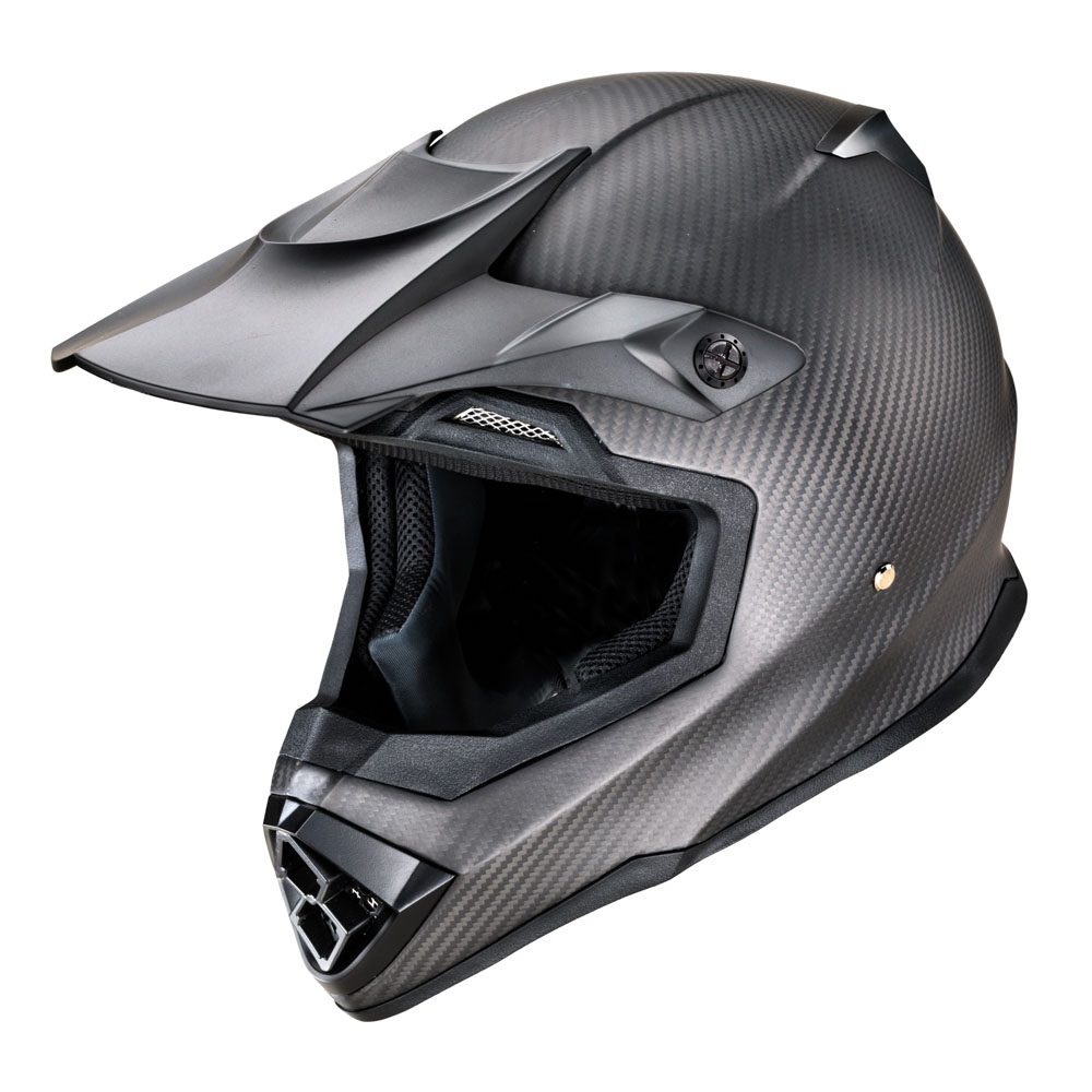 Motocross bukósisak W-TEC Crosscomp  matt karbon  XL(61-62)