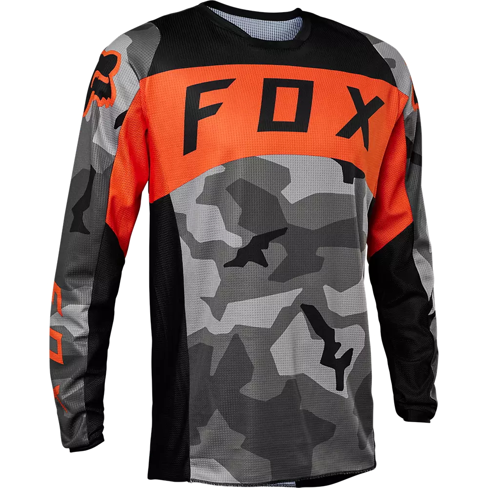 Motocross felső FOX 180 Bnkr Jersey Grey Camo  XS  Szürke Terepszínű