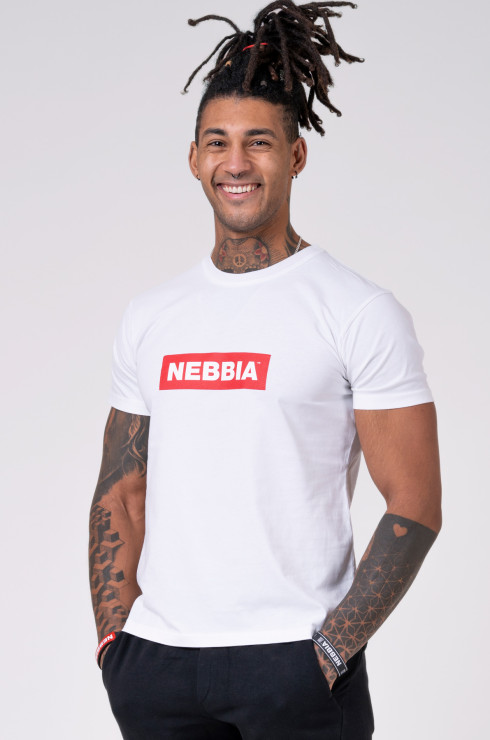 NEBBIA férfi póló 593 M fehér