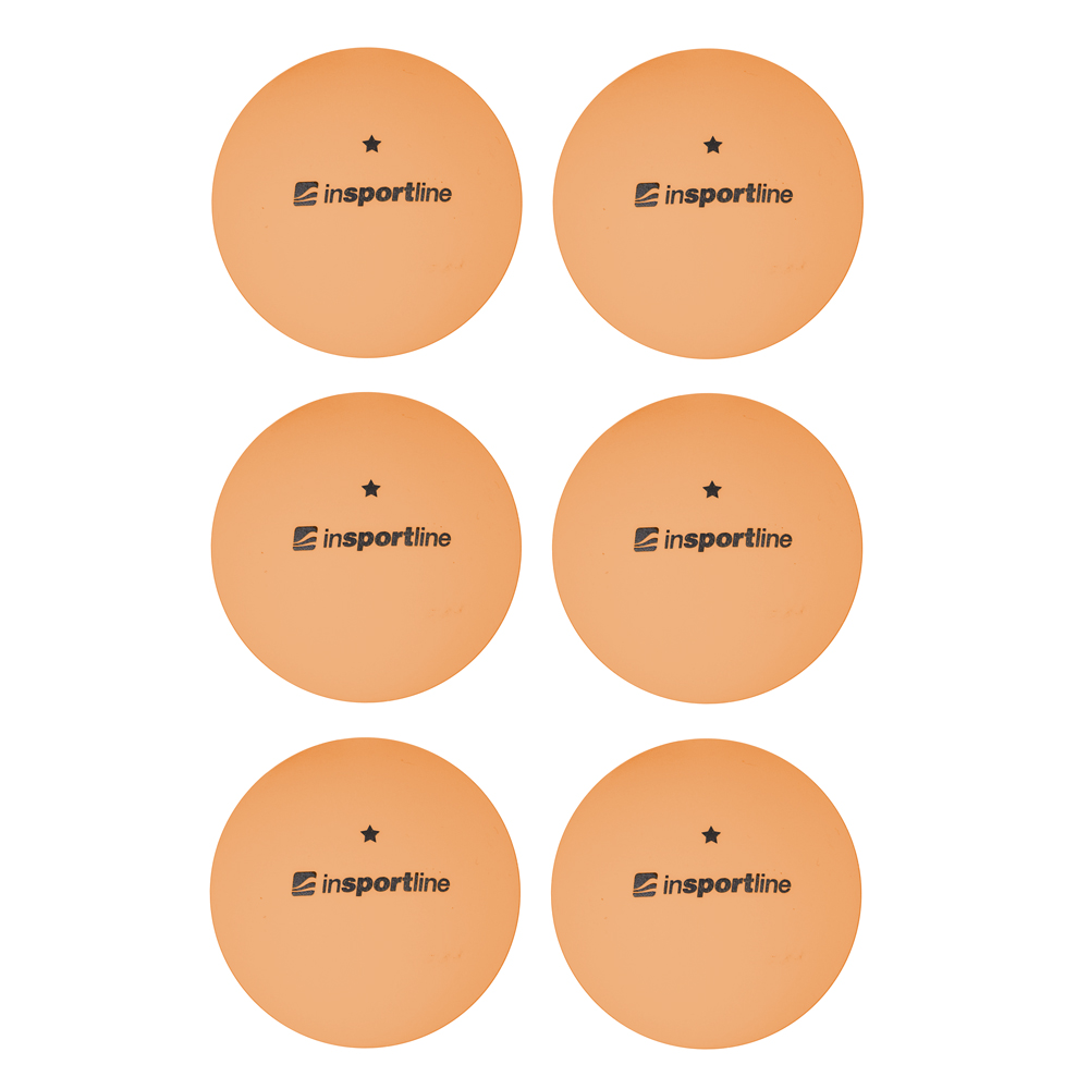 Pingponglabdák inSPORTline Elisenda S1 6 db  narancssárga
