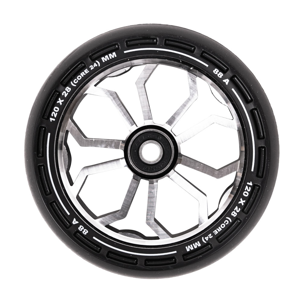 Roller kerék LMT XL Wheel 120 mm ABEC 9 csapággyal  fekete