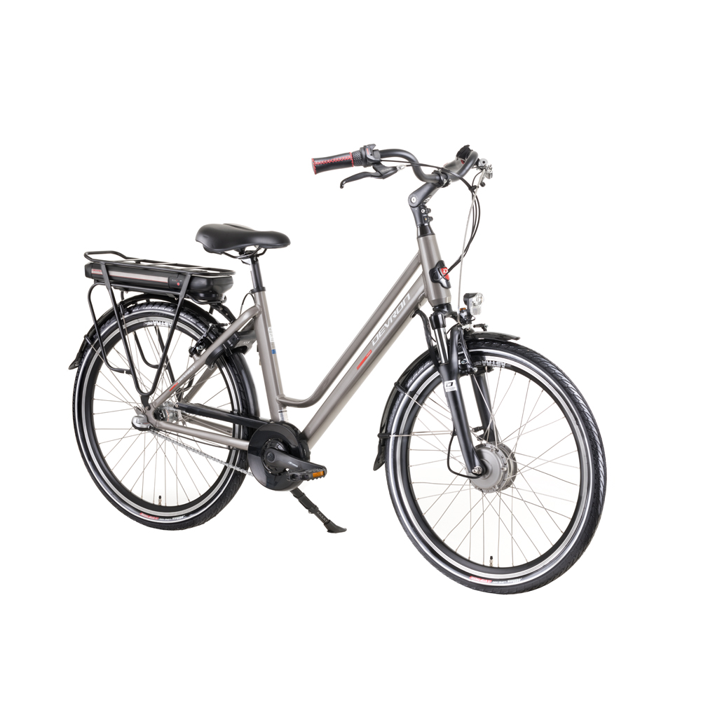 Városi elektromos kerékpár Devron 28122 4.0  szürke  20,5