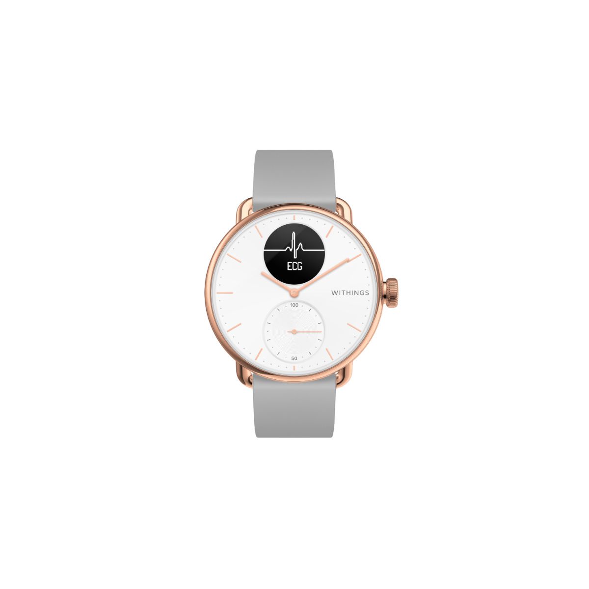 Withings Scanwatch 38 mm okosóra  Rose Gold