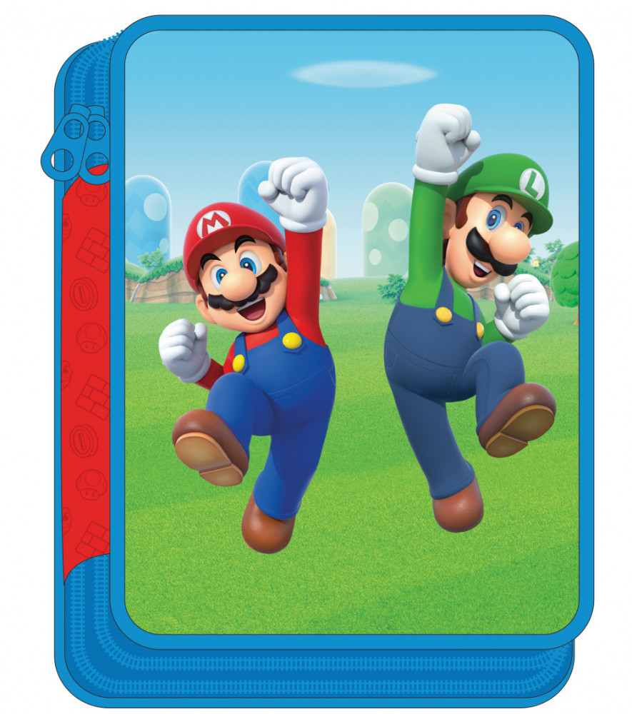Super Mario tolltartó töltött 2 emeletes