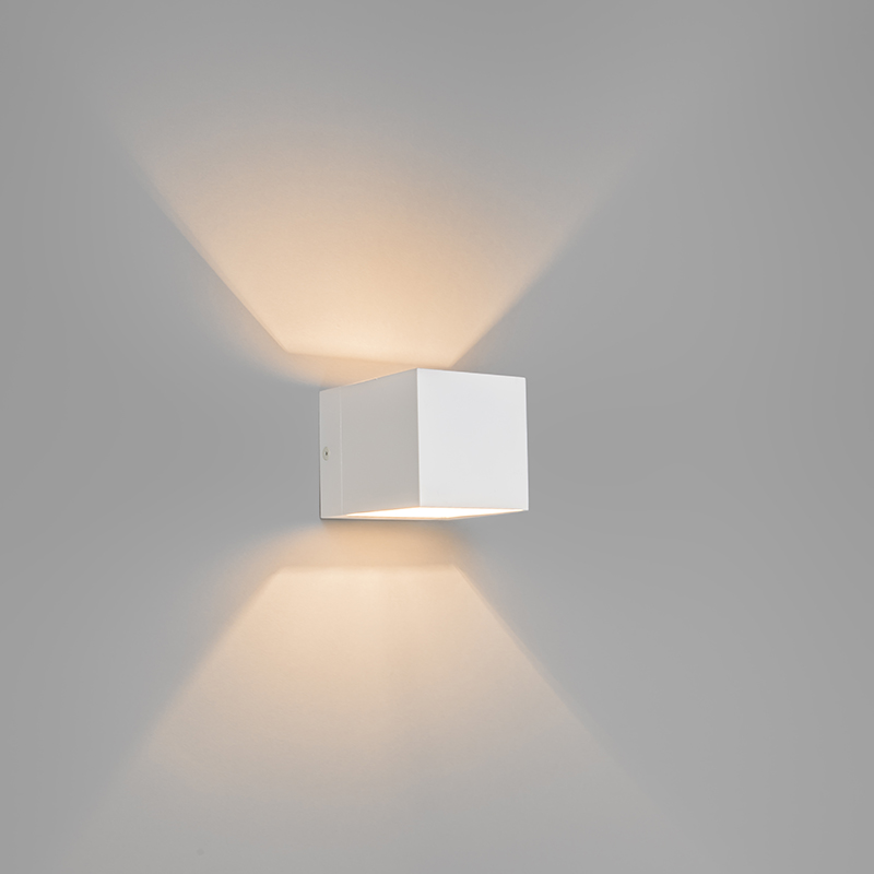 3 modern, fehér fali lámpa készlet - transzfer