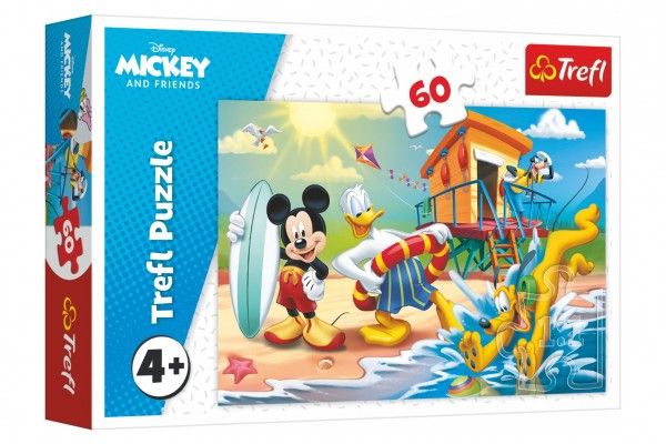 Puzzle Mickey és Donald Disney 33 x 22 cm 60 db