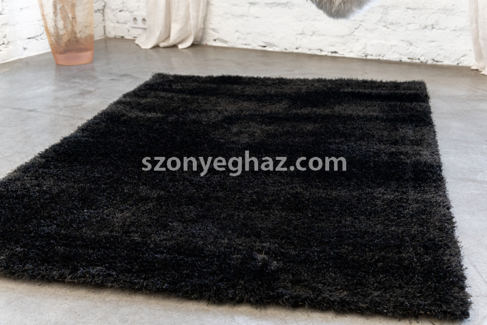 Super shaggy szőnyeg black (fekete) 60x220cm