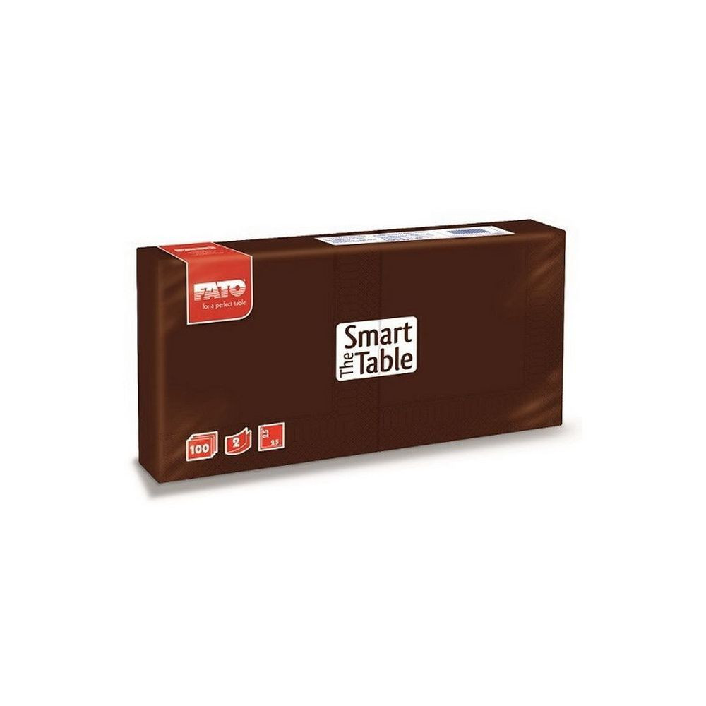 Fato Szalvéta 24x24cm csokoládé 2 rétegű 100 lap/csomag 