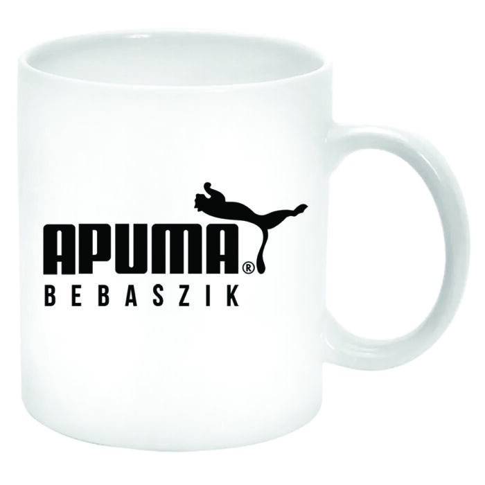 A Puma „beitalozik” logó Bögre (feliratozható)