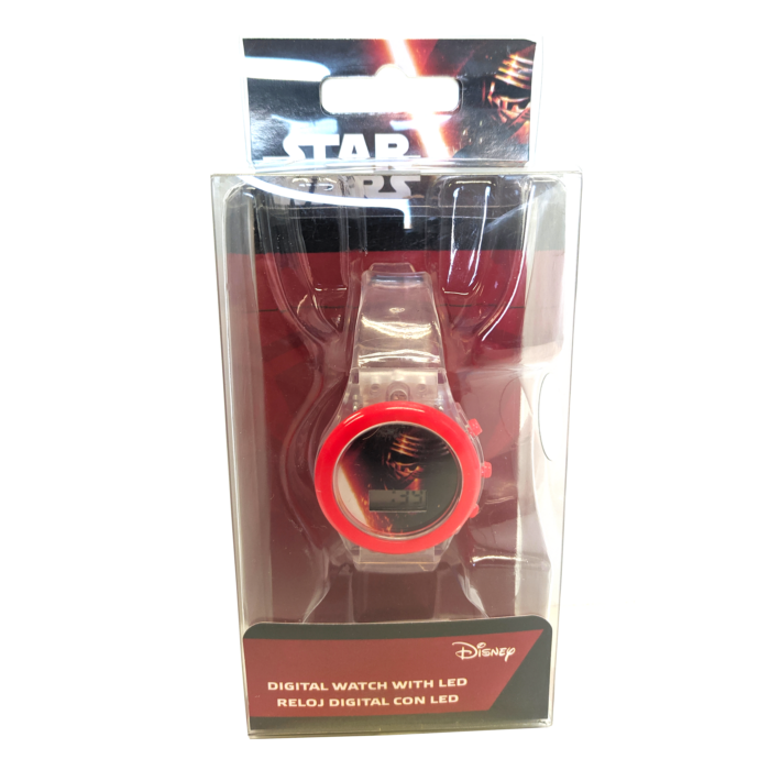 Digitális világító LED original karóra Star Wars, dobozzal