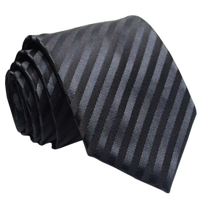 Fekete csíkos nyakkendő