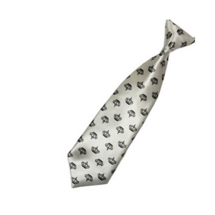 Koronás nyakkendő nyakrésznél gumival