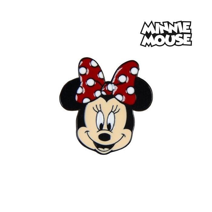 Minnie Mouse fém kitűző, táskára, pénztárcára, dzsekire, 3 cm