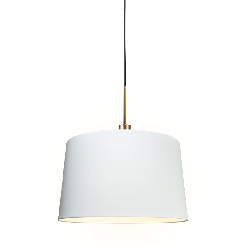 Modern függesztett lámpa bronz árnyalattal 45 cm fehér - Combi 1