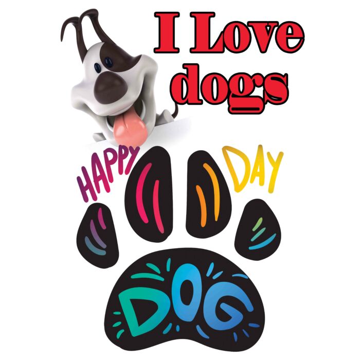 Puzzle – I love dogs Happy dog day (120 db-os)