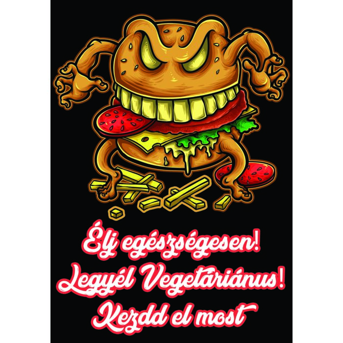 Puzzle – Légy vegetáriánus horrorhamburger (120 db-os)