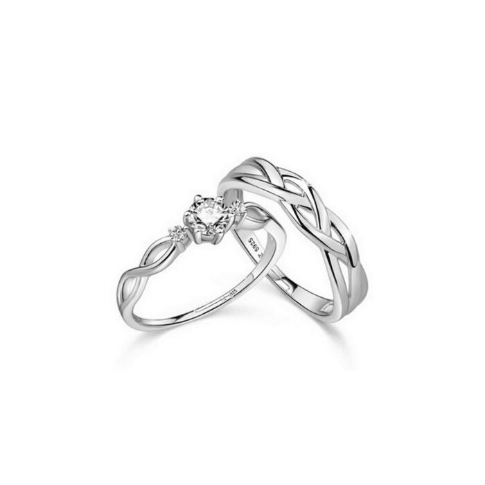 Romantikus páros gyűrű, állítható méret