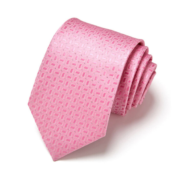 Rózsaszín mintás nyakkendő