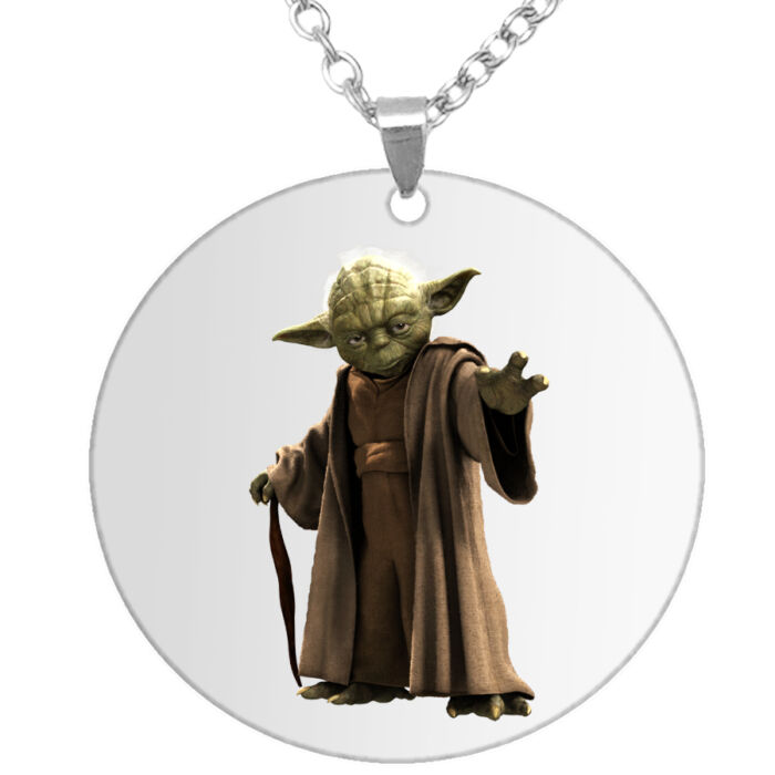 Yoda medál lánccal, választható több formában és színben