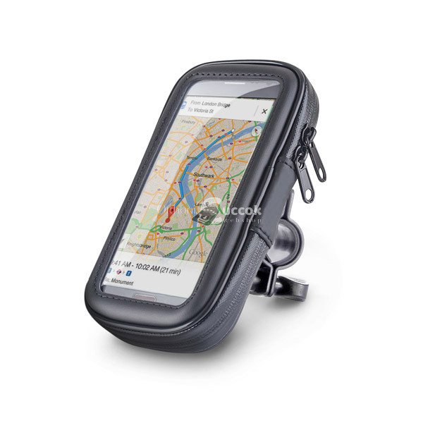 Vízálló kerékpáros, motoros telefon ls GPS tartó- L-es méret