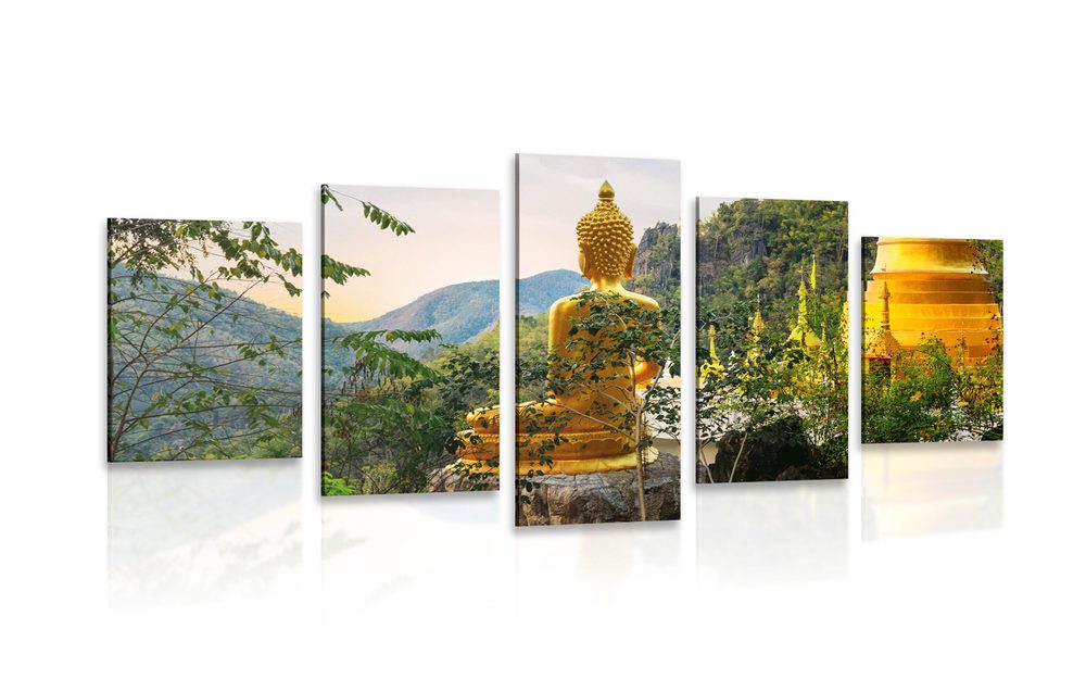 5 részes kép Buddha kilátása