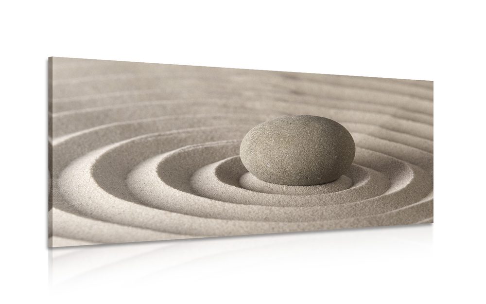 Kép meditáló kő