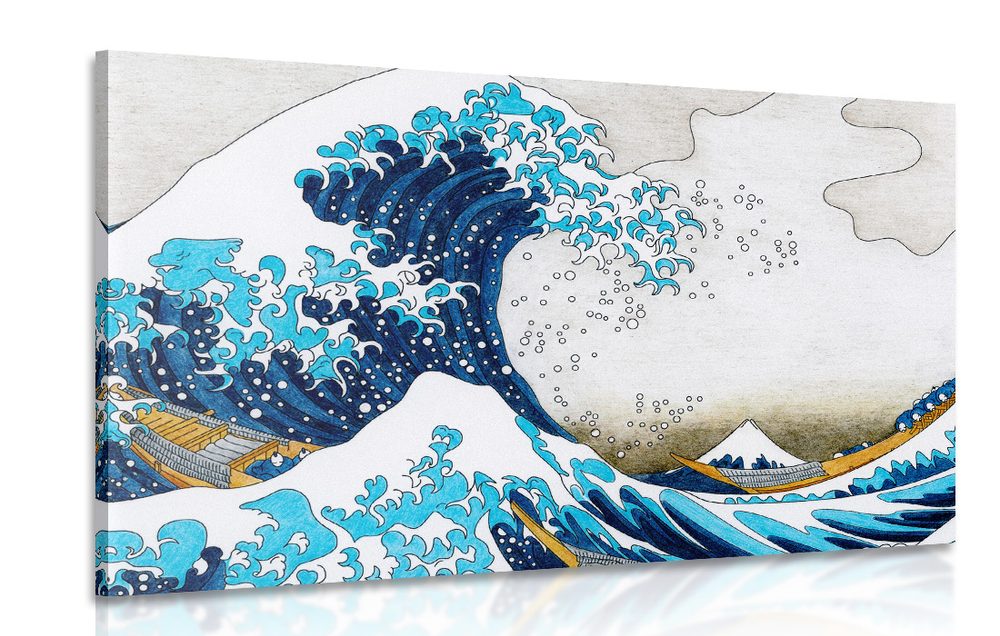 Kép Nagy hullám Kanagawától-Kacušika Hokusai