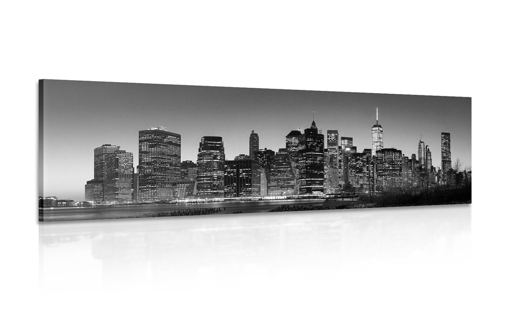 Kép New Yorki belváros fekete fehérben