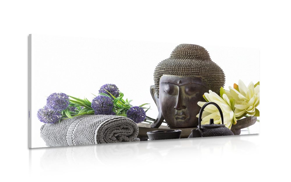 Kép wellness csendélet és Buddha