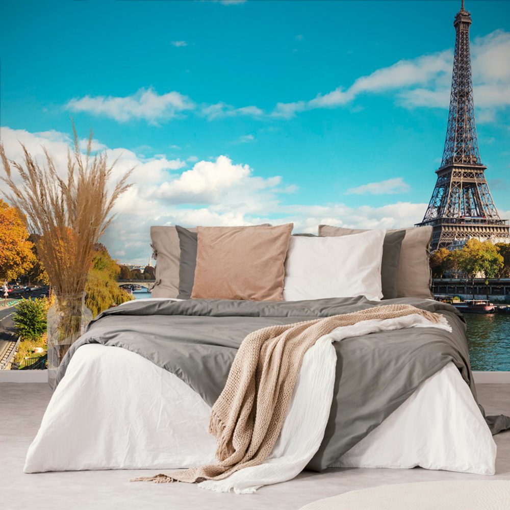 Öntapadó fotótapéta gyönyörű panoráma Párizsra