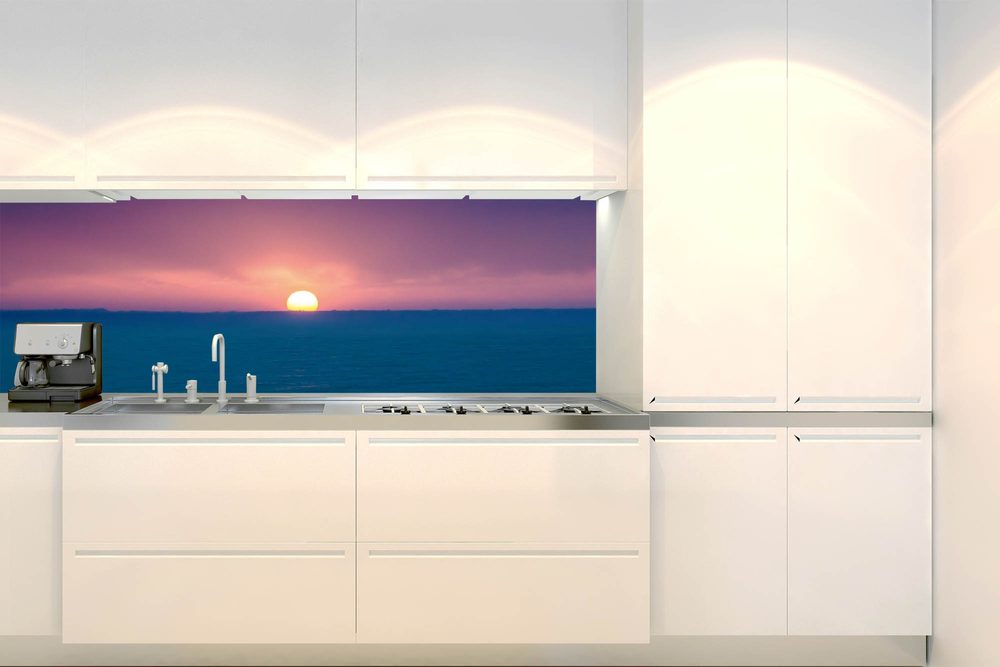 Öntapadó konyha fotótapéta varázslatos napfelkelte