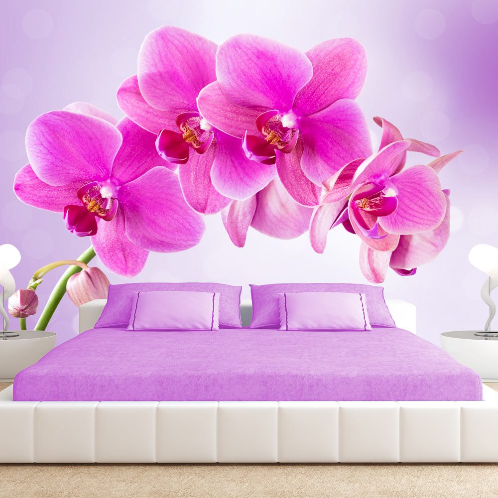 Öntapadó tapéta rózsaszínű orchidea - Thoughtfulness