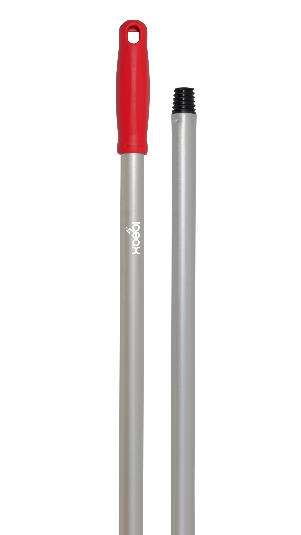 Igeax Aluminium nyél menetes 140cm-es 23,5 mm vastag piros