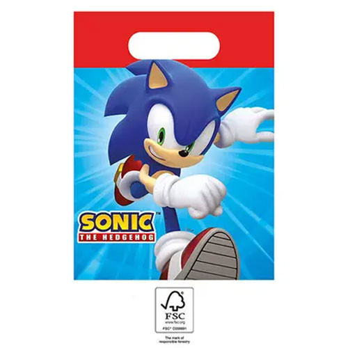 Sonic a sündisznó Sega papír ajándéktasak 4 db-os
