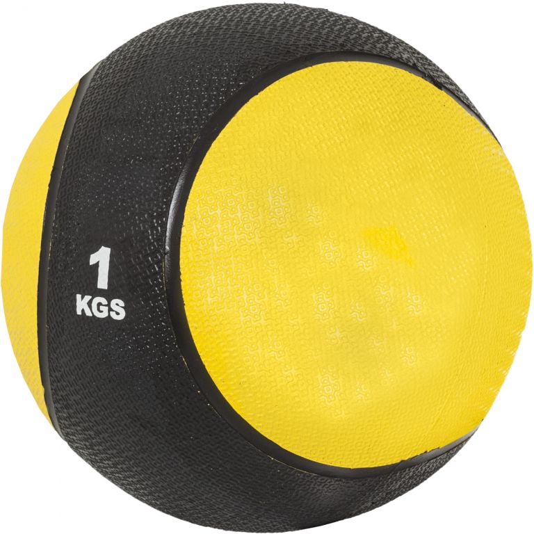 Gorilla Sports Medicinlabda  sárga/fekete 1 kg