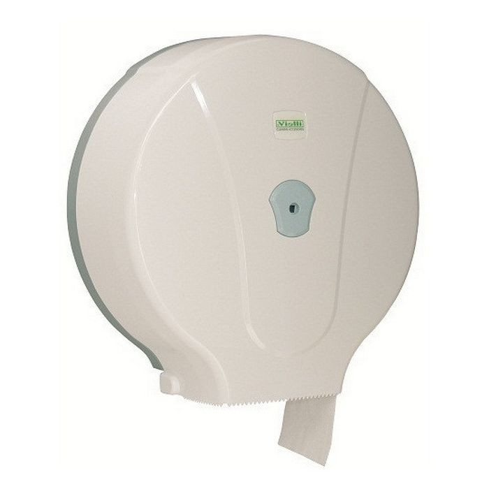 Vialli Maxi toalettpapír adagoló ABS műanyag, fehér, 8db/karton