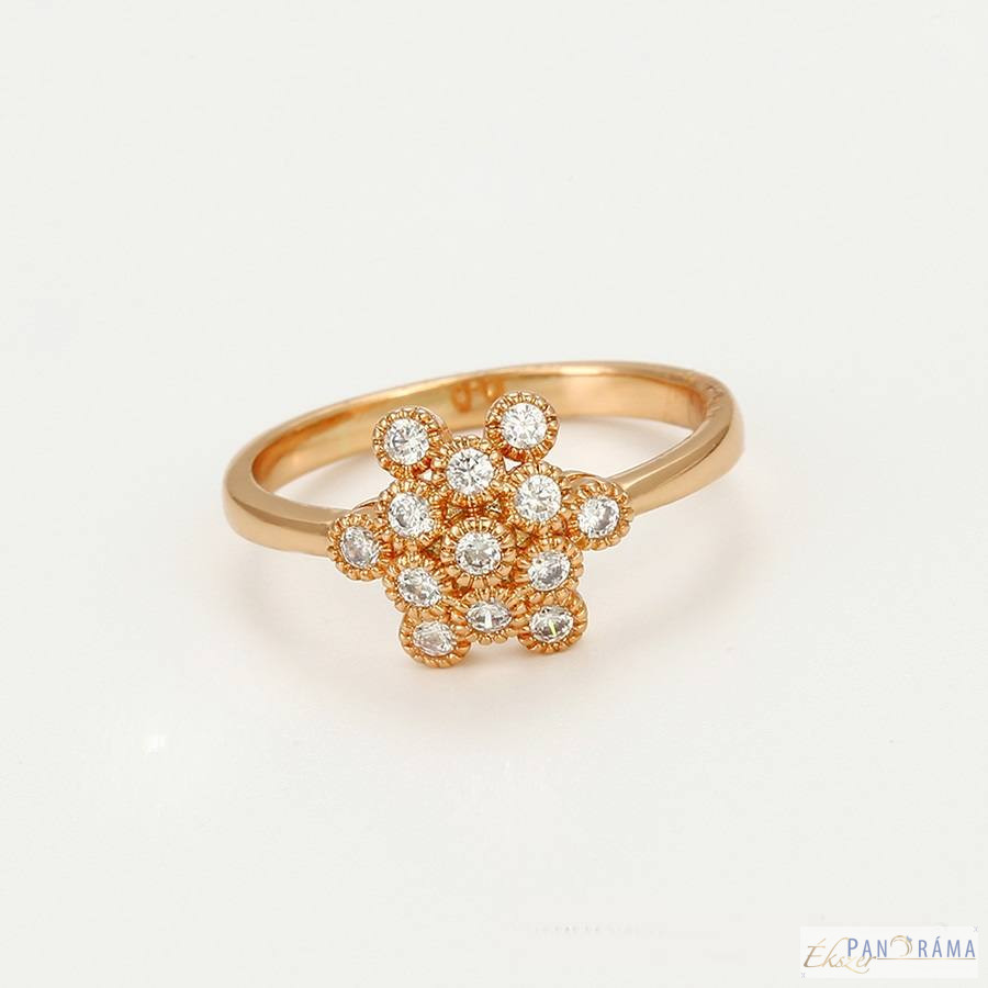  18K Gold Filled gyűrű  - Olívia - 10