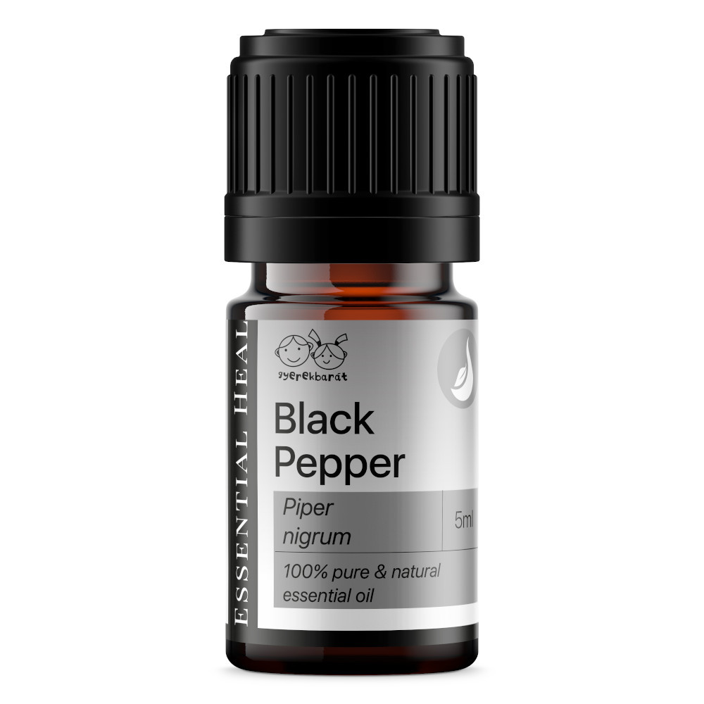 Essential Heal Black Pepper Feketebors Illóolaj 10ml
