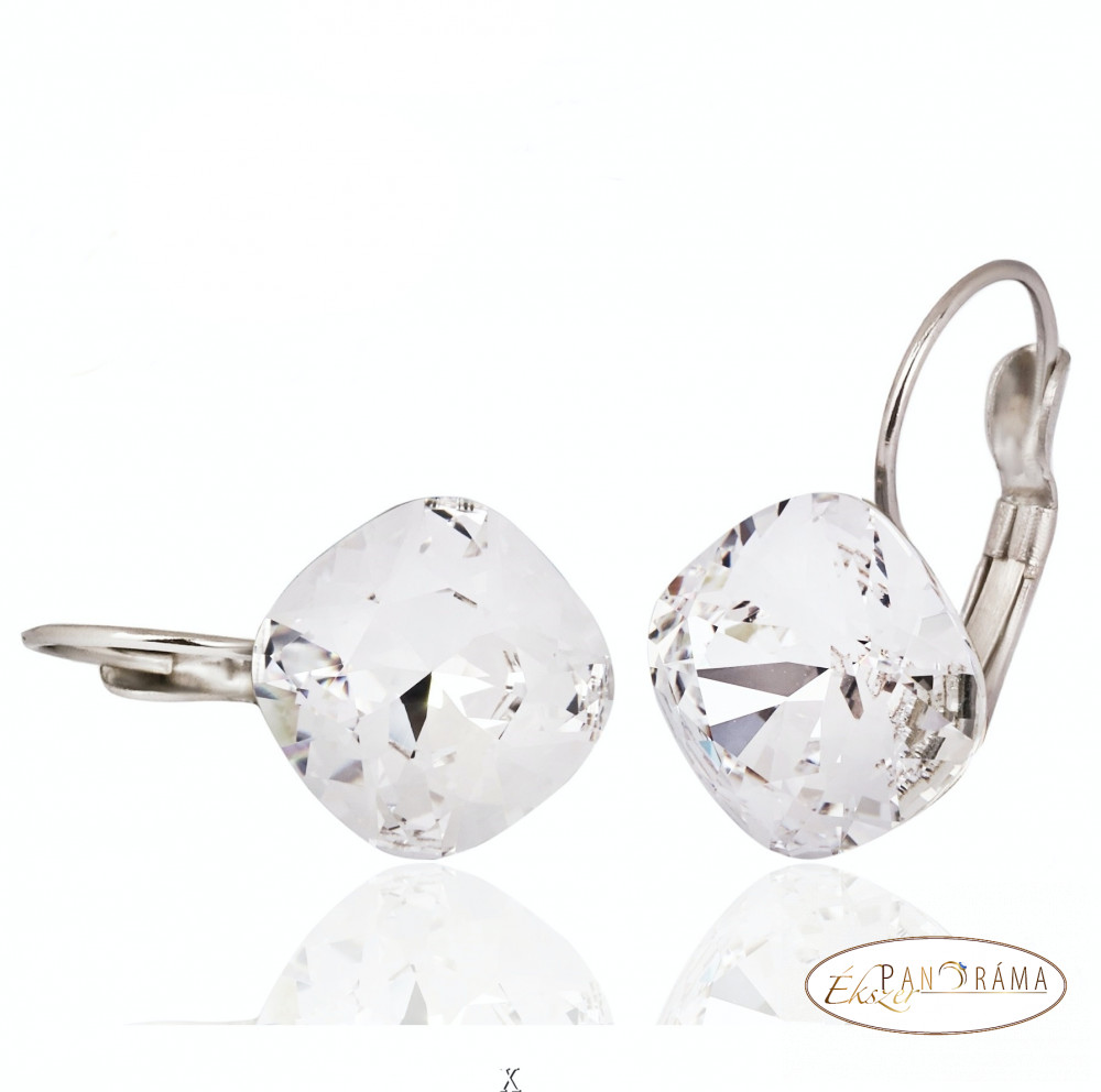 Swanis® párna kristállyal készült francia kapcsos fülbevaló- Crystal 12