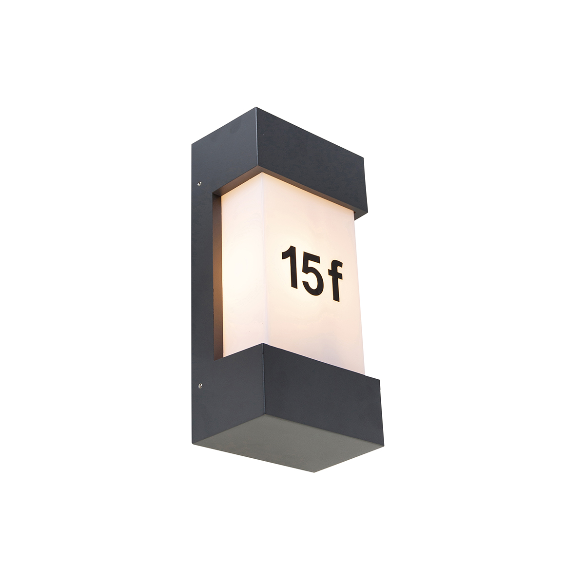 Modern kültéri fali lámpa sötétszürke IP44 - Tide