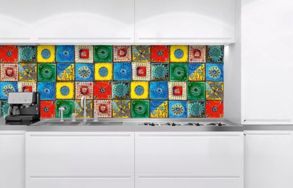 Öntapadó konyha fotótapéta Lisszaboni mozaik