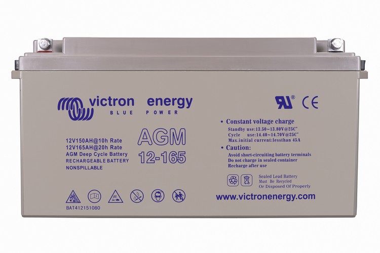 Victron Energy 12V/165Ah AGM Deep Cycle (M8) ciklikus / szolár akkumulátor