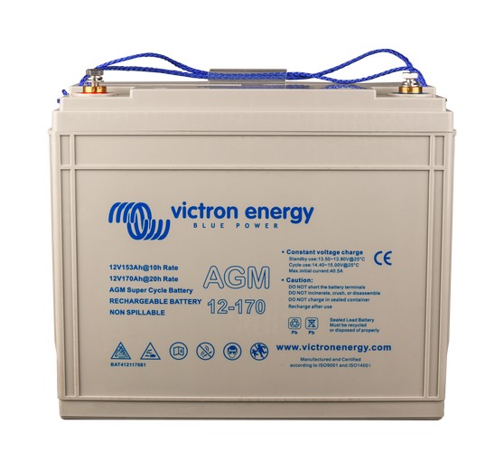Victron Energy 12V/170Ah AGM Super Cycle (M8) ciklikus / szolár akkumulátor