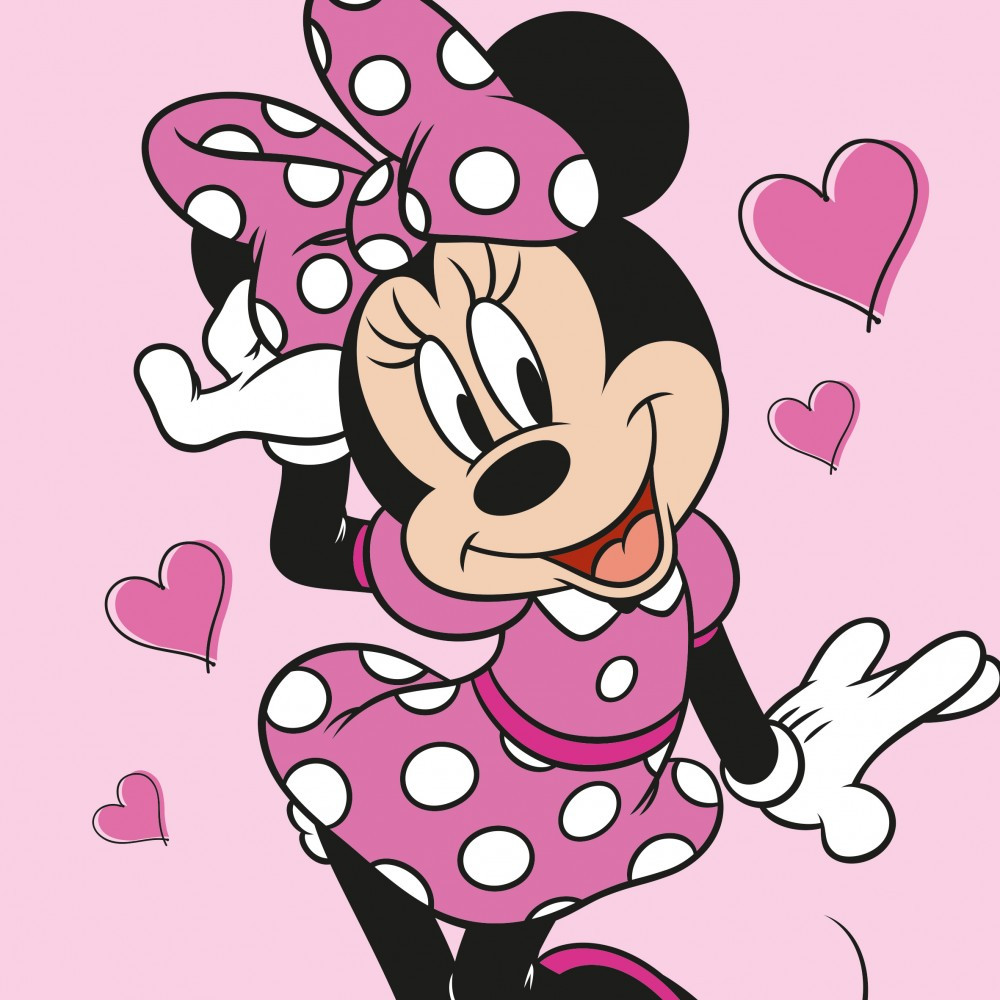 Disney Minnie Love Mágikus Kéztörlő Arctörlő, törölköző 30x30cm