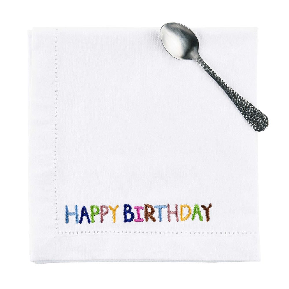 HAPPY BIRTHDAY textil szalvéta 45x45 cm