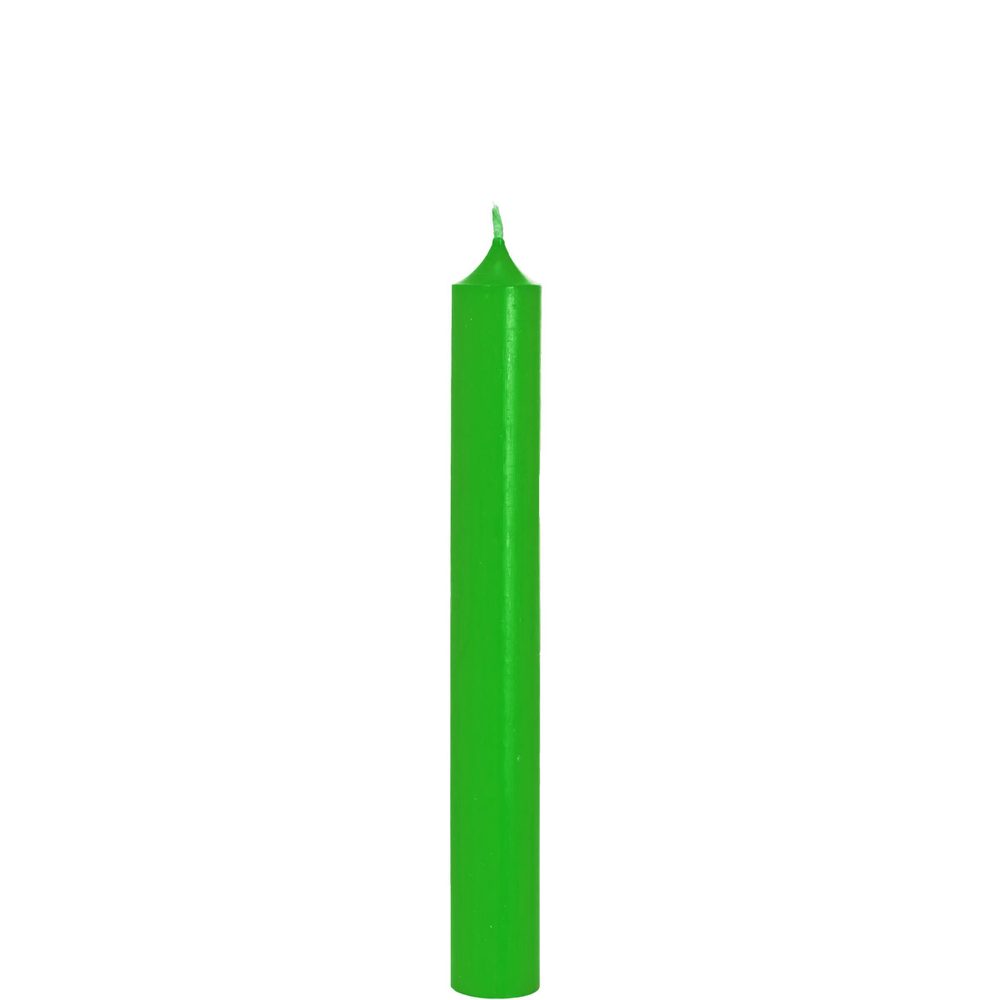 RAINBOW gyertya zöld 18cm