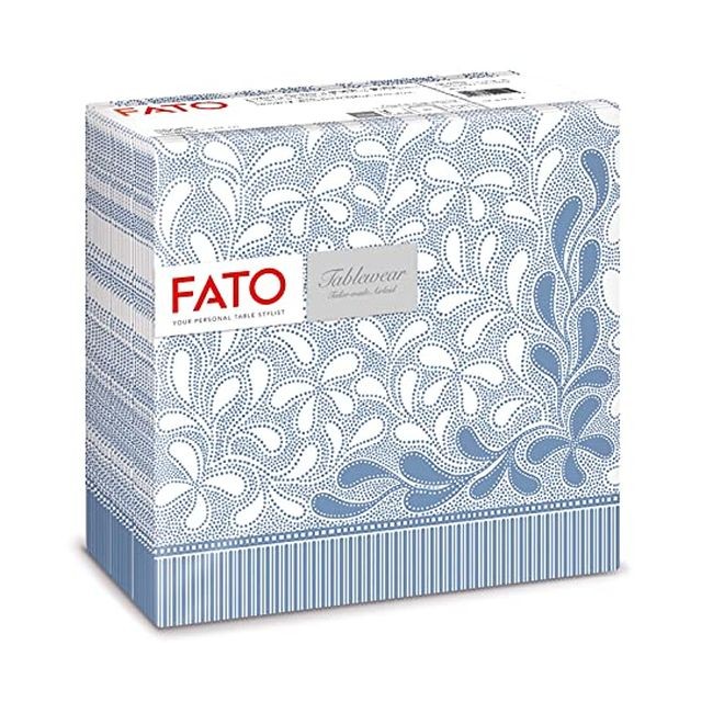 Fato Airlaid szalvéta 40x40cm Botanic Blue 50 lapos