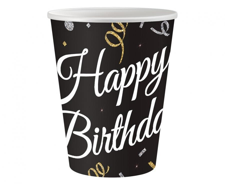 Happy Birthday BandC papír pohár 6 db-os 250 ml