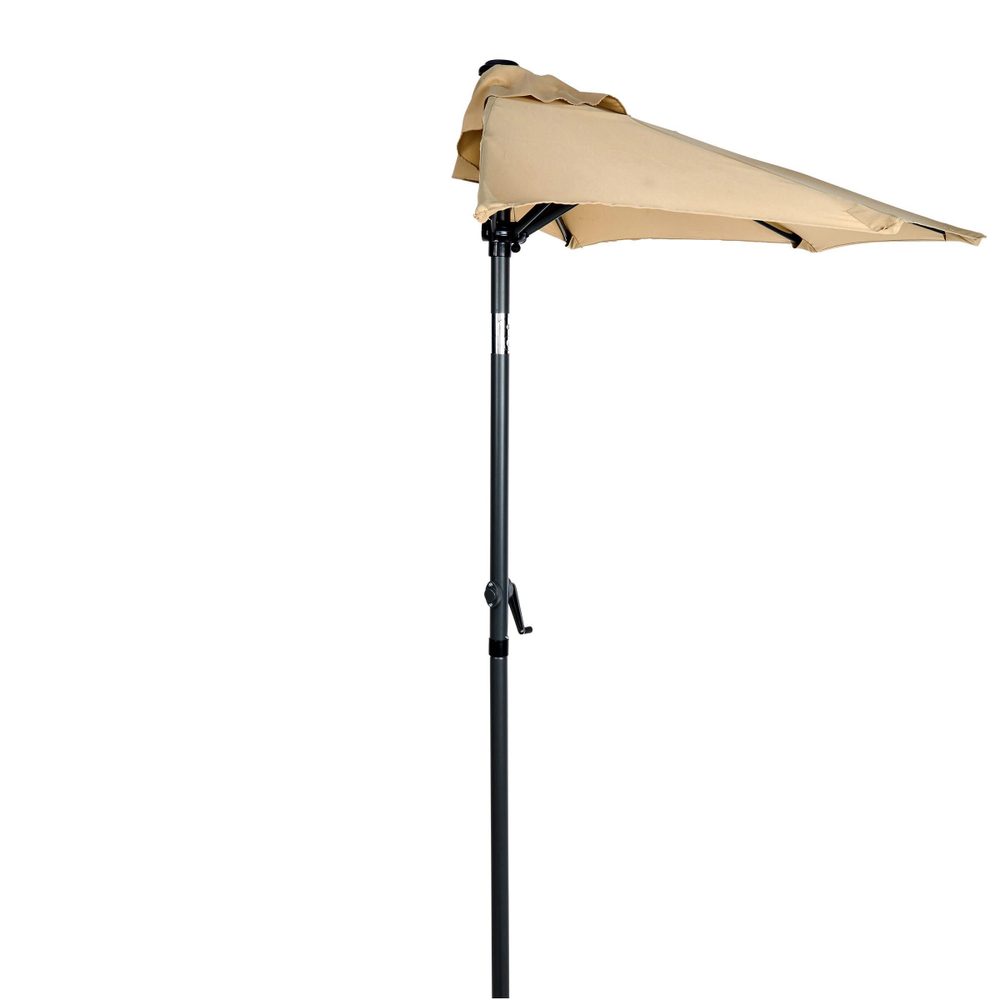 SIESTA napernyő félkör alakú bézs, 94cm