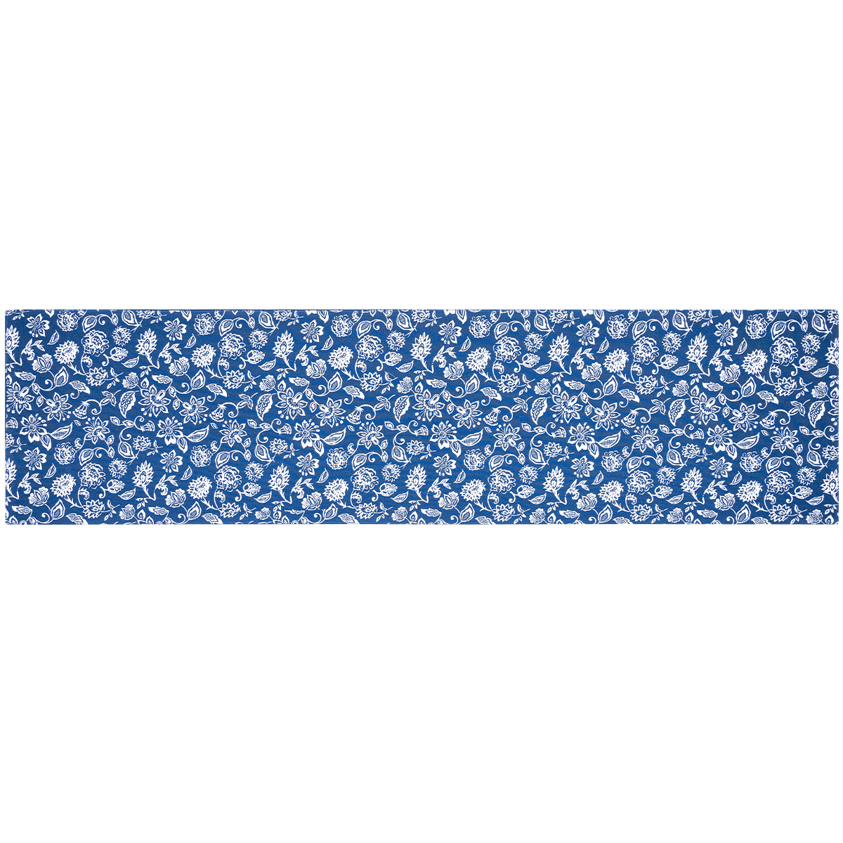 Kék mintás asztali futó, 33 x 130 cm